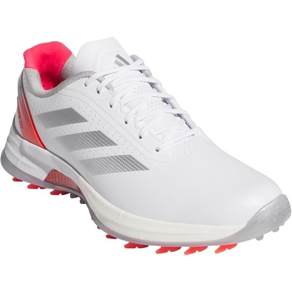 Adidas Adizero ZG Spikeless Women's Golf Shoe Size 6 White/Silver/Red IH9889